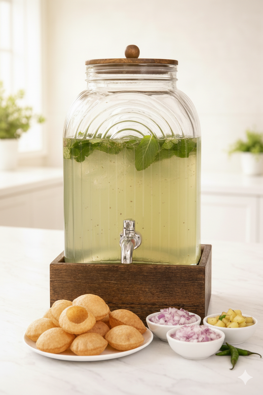 Ashlo's 3 Litre Glass Beverage Dispenser with Easy-Pour Tap – Ideal for detox water, juices, lemonade, and more. Durable glass mason jar design, perfect for home, kitchen, parties, and restaurants.