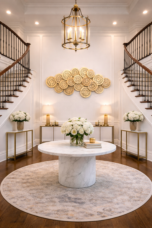 Ashlo's Large Black Metal Wall Décor for Living Room | Modern 48x24 Inch Metal Wall Art for Bedroom, Hallway & Office