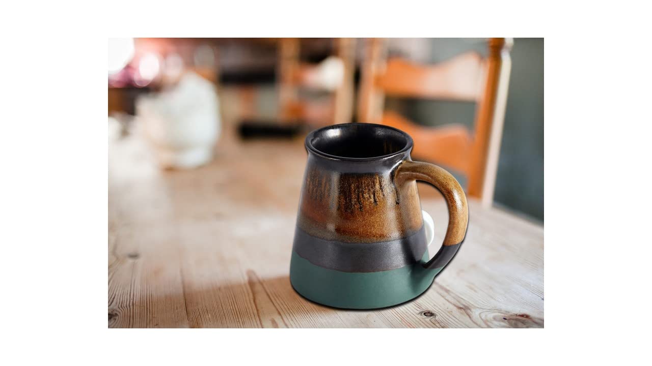 Ashlo's Décor Handmade Ceramic Coffee Mug / Tea Mug - Microwave Safe Coffee Mugs - Stylish Milk Mug with Handle