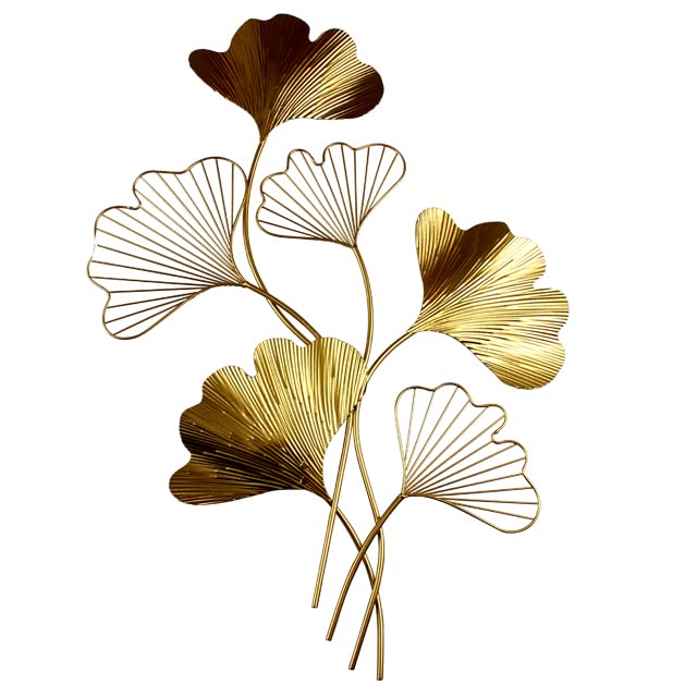 Ashlo's Decor Stylish Wall decoration Gingko / Wall Hanging Wall Arts / Wall Hanging Decorative Item for Home, Restaurant, Living Room, Dining Room, Office