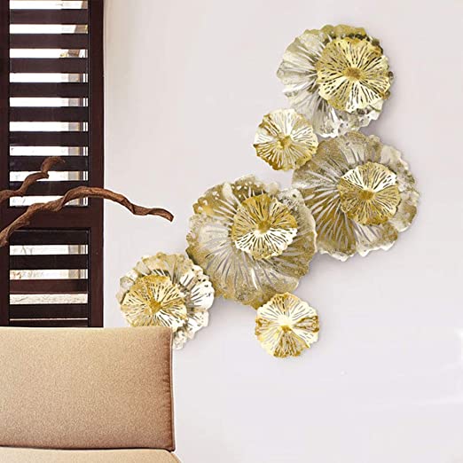 Ashlo's Wall Decoration Flower Wrought Iron Wall Decoration Home Living Room Background