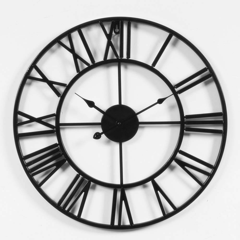 Ashlo's Metal Wall Clock for Home and Offices 19.7 Inches