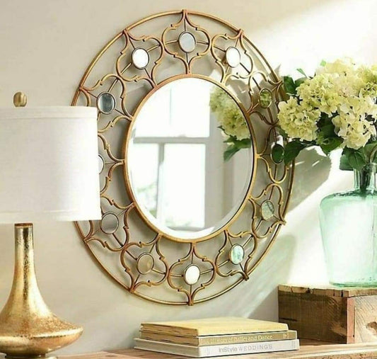 Ashlo's Decor Stylish Wall decoration Showpiece Item / Wall Hanging Wall Arts / Wall Mirror | Hanging Decorative for Home | Restaurant | Living Room | Dining Room, Office