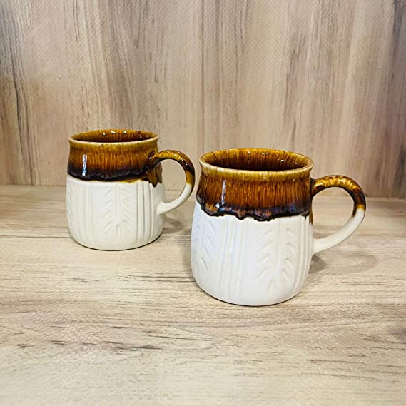 Ashlo's Décor Handmade Ceramic Coffee Mug / Tea Mug - Microwave Safe Coffee Mugs - Stylish Milk Mug with Handle