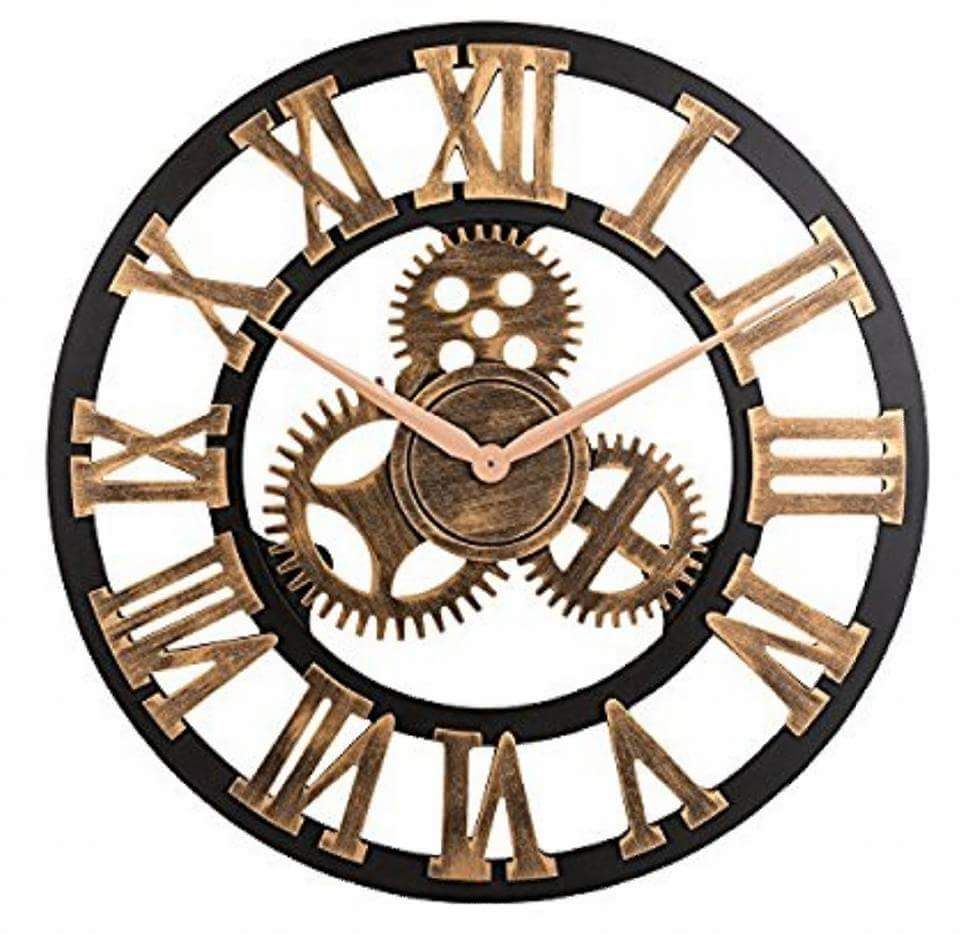 Ashlo's Metal Wall Clock for Home and Offices 24 Inches