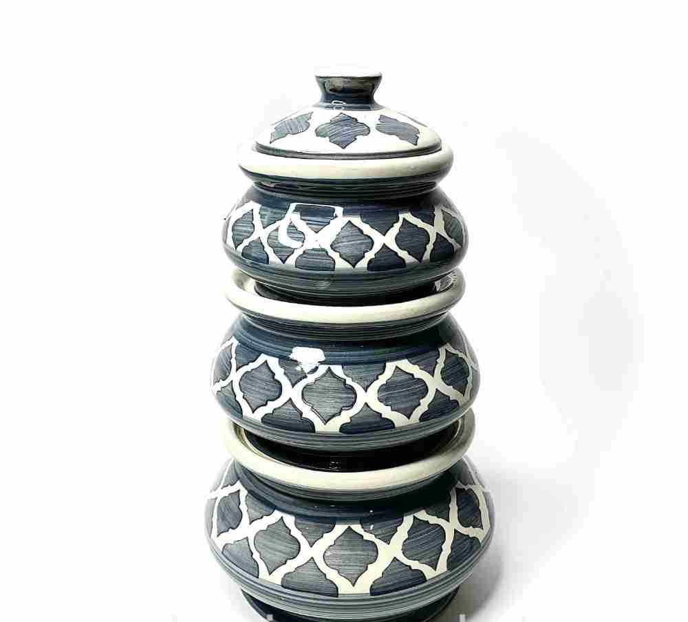 Ashlo's Grey & White Handi (Set of 3)