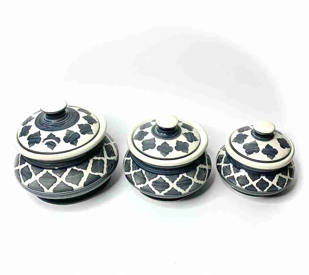 Ashlo's Grey & White Handi (Set of 3)