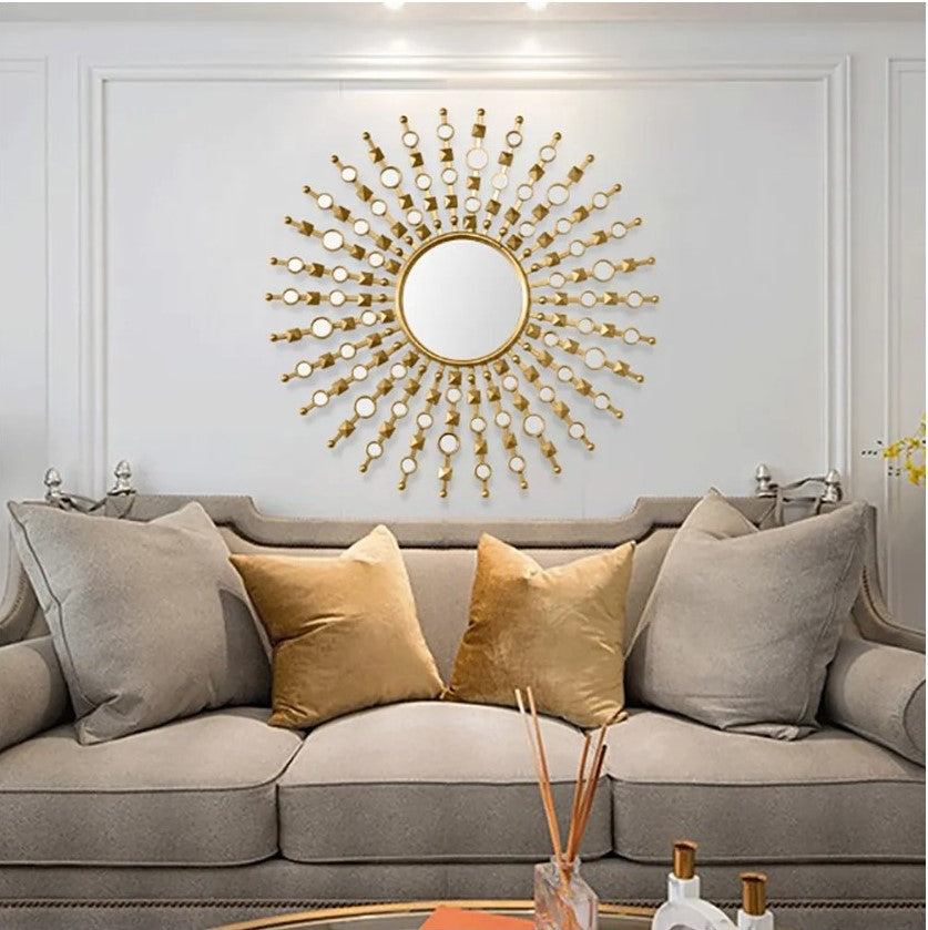 Iron CIRCLE Decorative Showpiece for Wall Decor Perfect for Living Room /Hotel/Restaurant/Bedroom/Drawing Room/Home Decor/Office/Gift/Multicolor