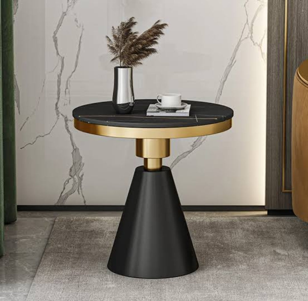 Ashlo's Décor Beautiful Golden Stainless Steel Side Tables/End Table