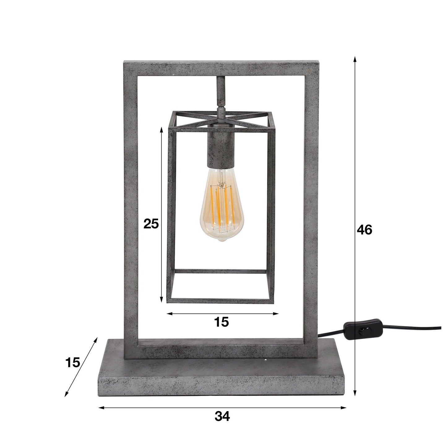 Ashlo's Industrial Table Lamp